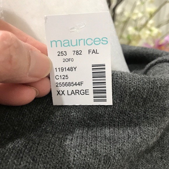 Plus XXL Cowl Grommet Fall Lace Up Peplum Top - Picture 10 of 11